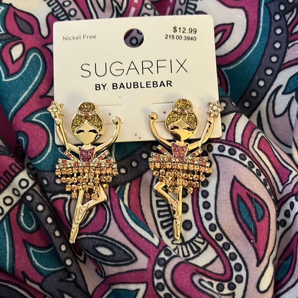 Ballet earrings